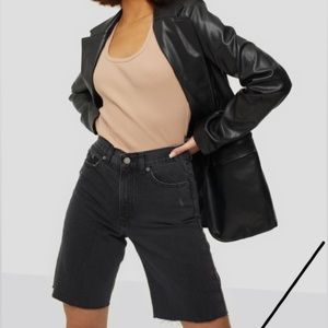 DRDENIM Echo Denim Shorts in Charcoal
